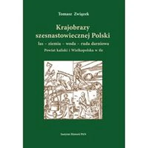 Krajobrazy szesnastowiecznej Polski las ziemia woda ruda darniowa Powiat kaliski i Wielkopolska w tle