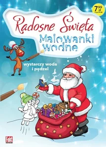 Radosne Święta. Malowanki wodne Radosne Święta. Malowanki wodne