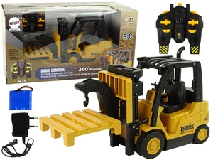 Wózek widłowy R/C żółty Wózek widłowy R/C żółty
