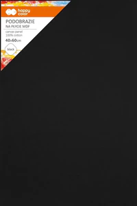Podobrazie bawełniane 40x60 impregnowane czarne MDF Happy Color
