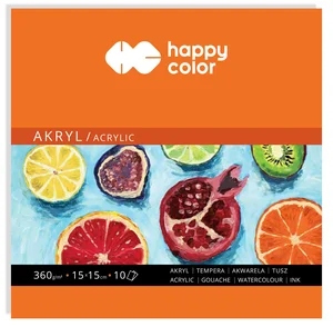 Blok do akrylu 10 ark. 360g Happy Color Blok do akrylu 10 ark. 360g Happy Color