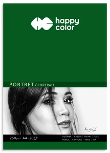 Blok PORTRET A4 20 ark. 250g. Happy Color Blok PORTRET A4 20 ark. 250g. Happy Color