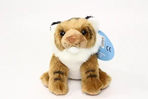 Ziki tygrys brązowy siedzący 14cm Ziki tygrys brązowy siedzący 14cm