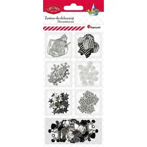 Zestaw do cardmakingu srebrny Zestaw do cardmakingu srebrny