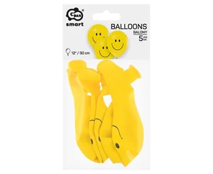 Balony Uśmiechy 30cm 5szt Balony Uśmiechy 30cm 5szt