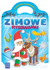 Zimowe rysowanki. Książeczka z naklejkami Zimowe rysowanki. Książeczka z naklejkami