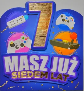 Karnet Urodziny 7 Karnet Urodziny 7