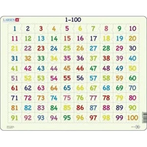 Układanka Liczymy 1-100 100 elementów