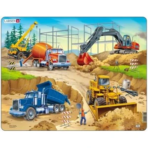Układanka Puzzle budowlane rozmiar M 30 elementów