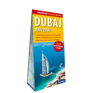 Dubaj laminowany map&guide 2w1 przewodnik i mapa