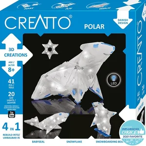 Creatto Świecący Miś Polarny i Przyjaciele Creatto Świecący Miś Polarny i Przyjaciele
