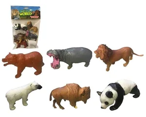 Zestaw zwierząt zoo 6szt Zestaw zwierząt zoo 6szt