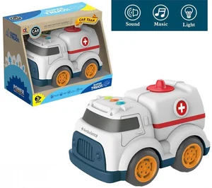 Ambulans na baterie ze światłem i dźwiękiem Ambulans na baterie ze światłem i dźwiękiem