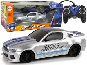 Auto sportowe zdalnie sterowane srebrne Auto sportowe zdalnie sterowane srebrne