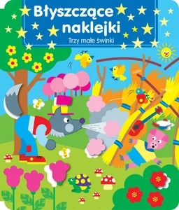 Błyszczące naklejki Trzy małe świnki