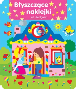 Błyszczące naklejki Jaś i Małgosia