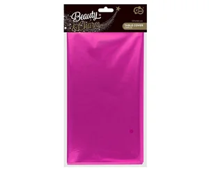 Obrus foliowy B&C metaliczny magenta 137x183cm