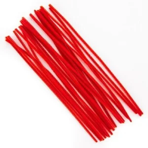 Druciki kreatywne 30 cm czerwone 25 szt.