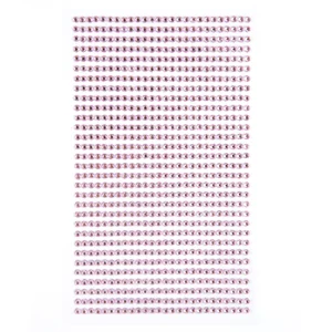 Kryształki samoprzylepne light pink 3mm 806 szt.