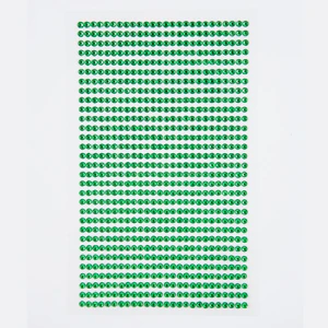 Kryształki samoprzylepne Light green 3mm 806 szt.
