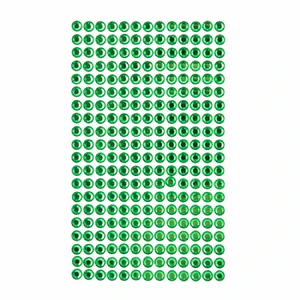 Kryształki samoprzylepne light green 6mm 260 szt. Kryształki samoprzylepne light green 6mm 260 szt.