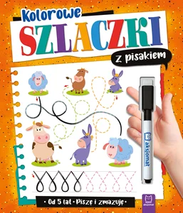 Kolorowe szlaczki z pisakiem Piszę i zmazuję od 5 lat Kolorowe szlaczki z pisakiem Piszę i zmazuję od 5 lat