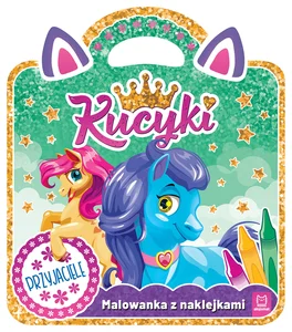 Kucyki Malowanka z naklejkami. Przyjaciele Kucyki Malowanka z naklejkami. Przyjaciele