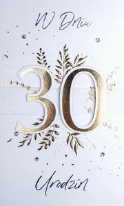 Karnet Urodziny 30