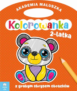 Akademia Maluszka Panda z grubym obrysem