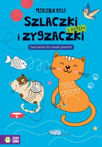 Przedszkolak rysuje Szlaczki i zygzaczki z kotem Przedszkolak rysuje Szlaczki i zygzaczki z kotem