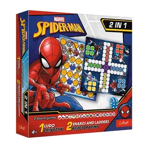Marvel Spider-Man 2w1 Chińczyk Węże i drabiny Marvel Spider-Man 2w1 Chińczyk Węże i drabiny