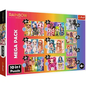 Puzzle 10 w 1 Kolekcja modnych laleczek 96000 Puzzle 10 w 1 Kolekcja modnych laleczek 96000