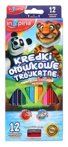 Kredki trójkątne 12 kolorów