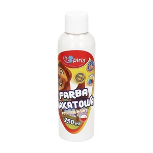 Farba plakatowa biała 250ml Farba plakatowa biała 250ml