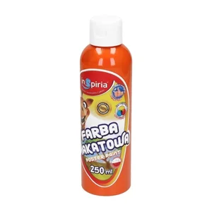 Farba plakatowa pomarańczowa 250ml Farba plakatowa pomarańczowa 250ml