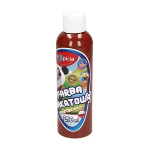 Farba plakatowa brązowa 250ml Farba plakatowa brązowa 250ml