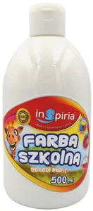 Farba szkolna biała 500ml Farba szkolna biała 500ml