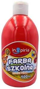 Farba szkolna czerwona 500ml Farba szkolna czerwona 500ml