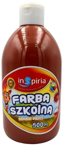 Farba szkolna brązowa 500ml Farba szkolna brązowa 500ml
