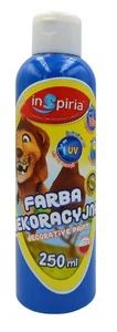 Farba dekoracyjna fluorescencyjna niebieska 250ml Farba dekoracyjna fluorescencyjna niebieska 250ml