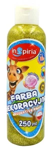 Farba dekoracyjna brokat żółta 250ml Farba dekoracyjna brokat żółta 250ml