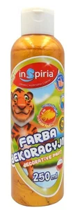 Farba dekoracyjna metaliczna złota 250ml Farba dekoracyjna metaliczna złota 250ml