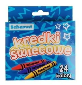 Kredki świecowe 24 kolory Kredki świecowe 24 kolory