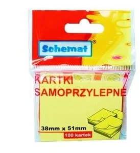 Karteczki samoprzylepne 38x51mm 100szt Karteczki samoprzylepne 38x51mm 100szt