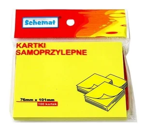Karteczki samoprzylepne 76x101mm 100szt Karteczki samoprzylepne 76x101mm 100szt