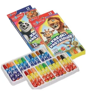 Kredki pastelowe 12 kolorów Kredki pastelowe 12 kolorów