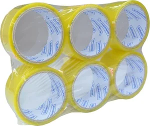 Taśma klejąca 48mmx45,7m przezroczysta (6szt) Taśma klejąca 48mmx45,7m przezroczysta (6szt)