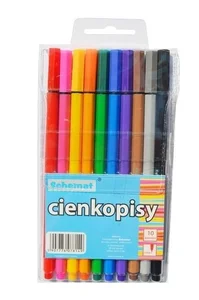 Cienkopisy 0,4mm 10 kolorów Cienkopisy 0,4mm 10 kolorów