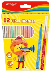 Flamastry Fiber Marker 12szt Flamastry Fiber Marker 12szt