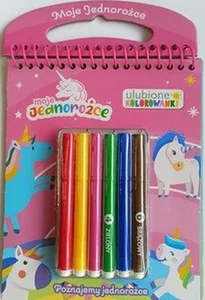 Moje jednorożce. Poznajemy jednorożce. Ulubione kolorowanki